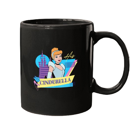 Discover Womens Disney Cinde Retro Couples Matching His Cinde V-Neck Mugs