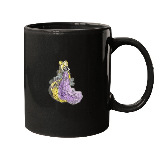 Disney Rapunzel Watercolor TShirt Mugs