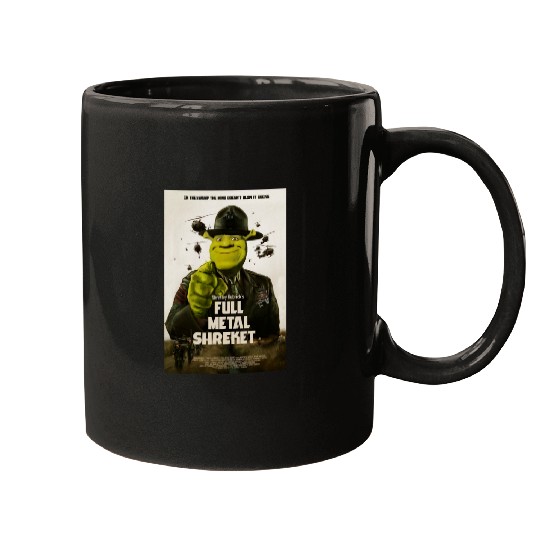 Full Metal Shreket  2: Shrek Same Swamp Forever , Shrek Shirt, Disney Fiona Princess , Shrek,Shrek Mugs