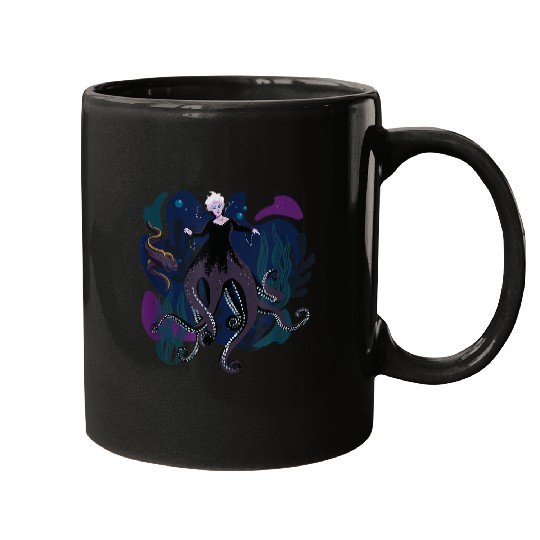 Disneyss The Little Mermaid Ursula Eels Underwater Portrait Mugs