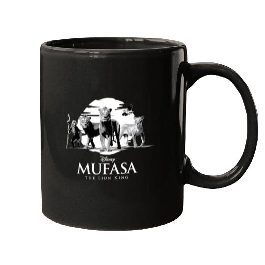 Disney Mufasa The Lion King Movie Black & White Characters Mugs