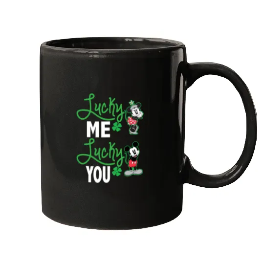Disney St Patricks Day Lucky Me Lucky You Patricks Day Mugs