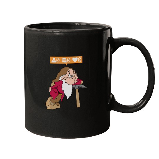Disney Snow White The Seven Dwarfs Grumpy Doesn'T Like Mugs