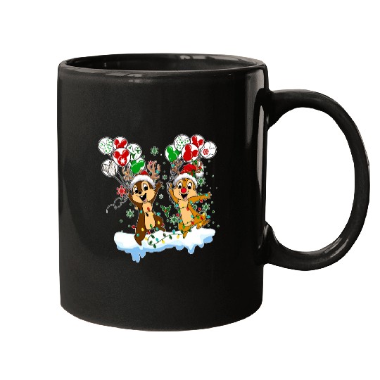 Disney Chip And Dale Christmas, Chip And Dale Mugs