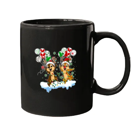 Disney Chip And Dale Christmas, Chip And Dale Mugs