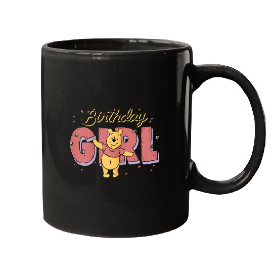 Disneyss Winnie The Pooh Birthday Girl Buzzing Bees Mugs