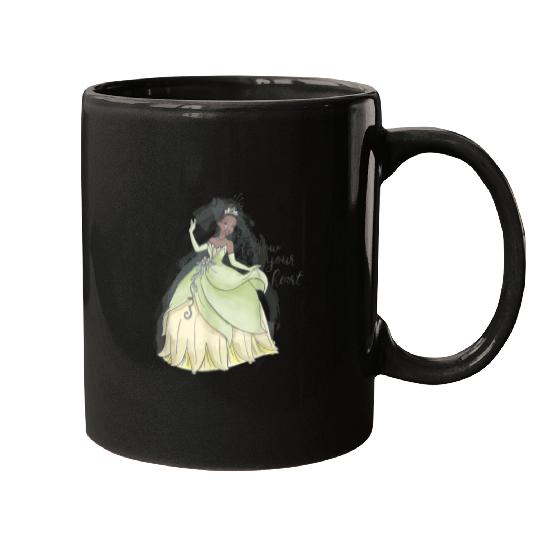 Disney The Princess And The Frog Tiana Follow Your Heart Mugs