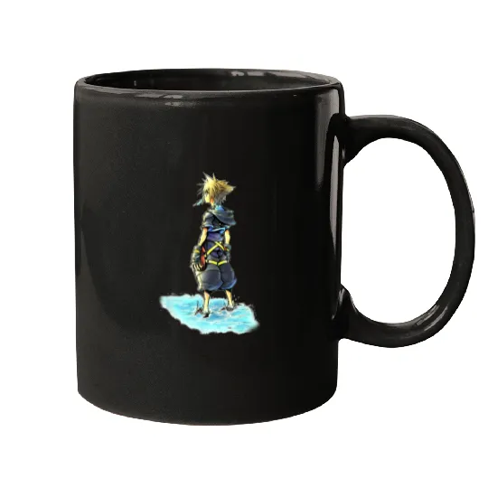 Disney Kingdom Hearts Sora Sea Salt Ice Cream Sketch Mugs