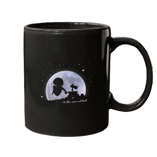 Disney Pixar Wall-e Eve To The Moon And Back Mugs