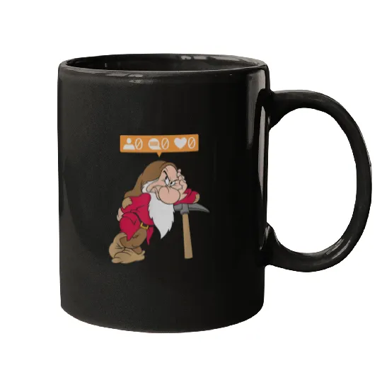 Disneyss Snow White The Seven Dwarfs Grumpy Doesn't Like Mugs