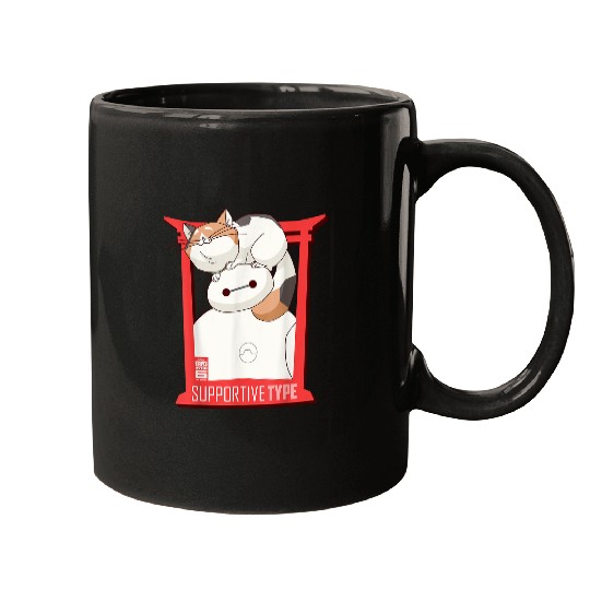 Disneys Big Hero 6 Tv Series Baymax And Cat Mugs