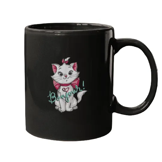 Disney Aristocats Marie Bonjour Mugs