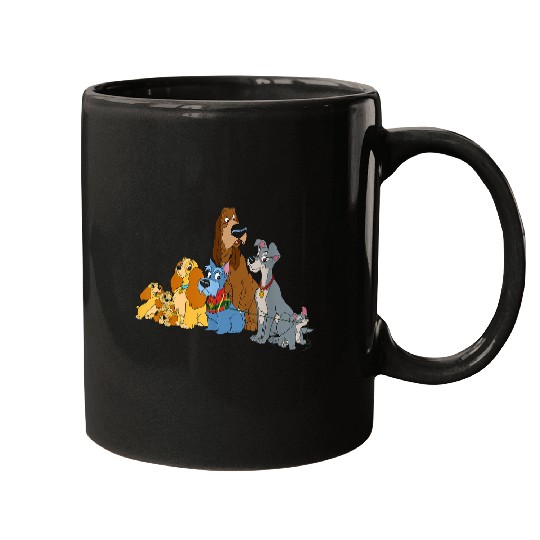 Disneys Lady And The Tramp Dogs Mugs