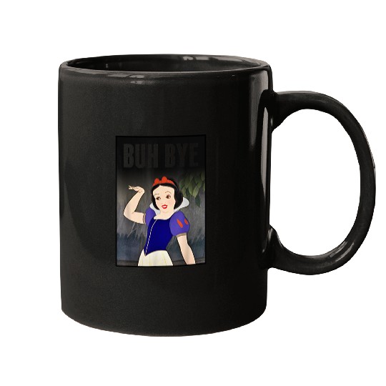 Disneyss Snow White Buh Bye Poster Graphic Mugs