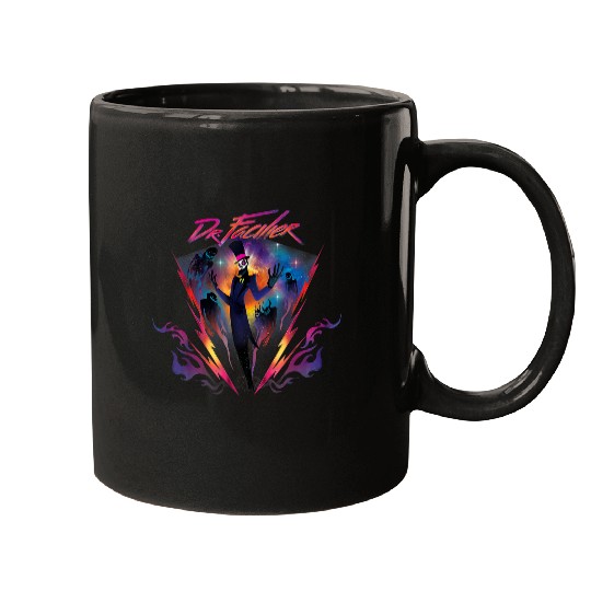 Disneys Villains Dr Facilier 90s Rock Band Neon Mugs