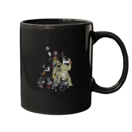 Disneyss Nightmare Before Christmas Group Portrait Mugs