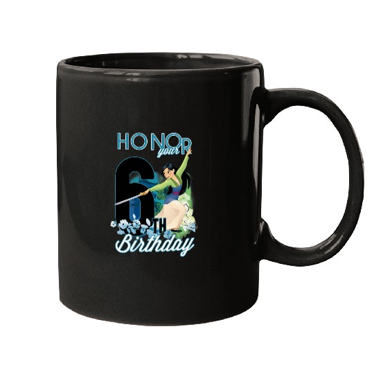 Disney Mulan Portrait Honor Your 6th Birthday Mugs