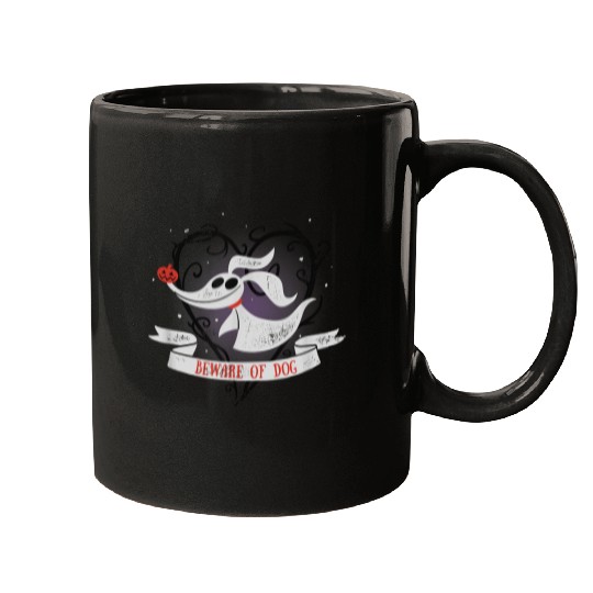 Disneyss The Nightmare Before Christmas Zero Beware Of Dog Mugs