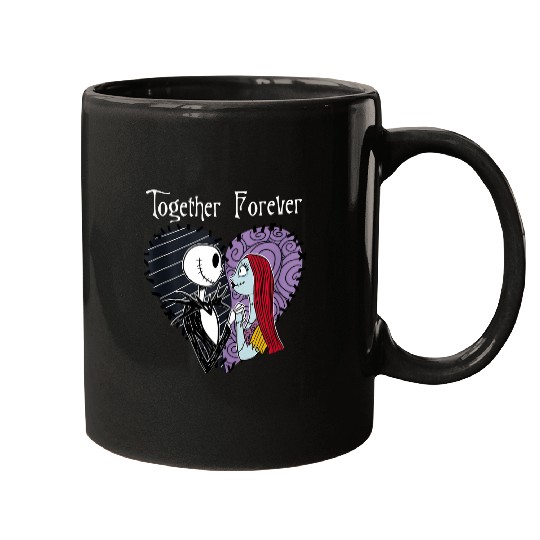 Disneyss The Nightmare Before Christmas Jack Sally Together Mugs