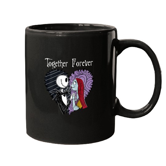 Disneyss The Nightmare Before Christmas Jack Sally Together Mugs