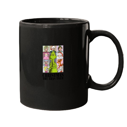 Discover Funny Christmas The Eras Tour Vintage 90s Christmas Movies Christmas Xmas Mugs