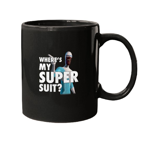 Disney Pixar The Incredibles Vintage Frozone Super Suit Logo Mugs