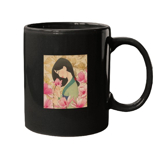 Disney Mulan Floral Mugs