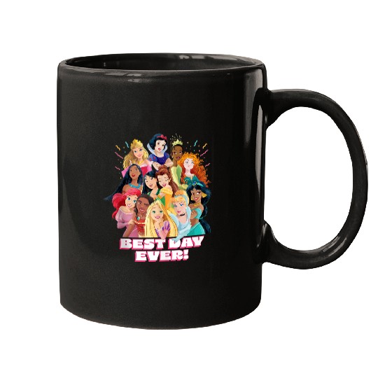 Disneyss Princess Best Day Ever Friend Family Trip Matching Mugs