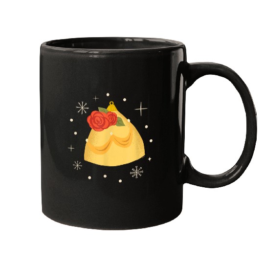 Disneyss Princess Belle Holiday Christmas Ornament Mugs