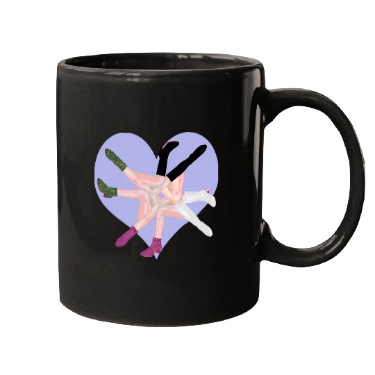 Eras Tour Glitter Boots Heart Lavender Haze Mugs