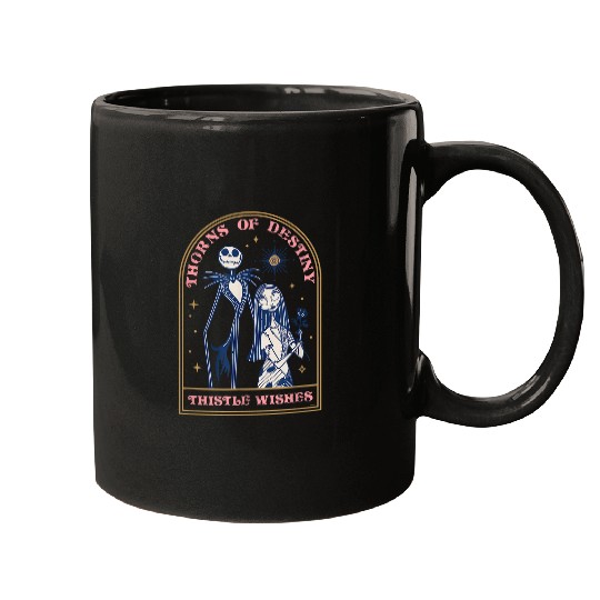 Disneyss The Nightmare Before Christmas Jack And Sally Destiny Mugs