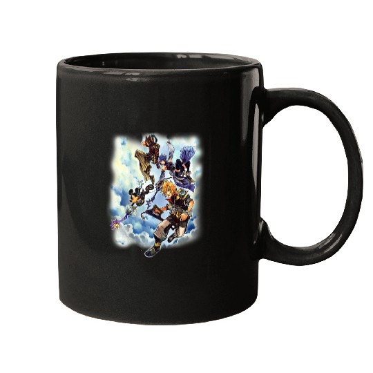 Disneyss Kingdom Hearts Main Characters Falling From Heaven Mugs
