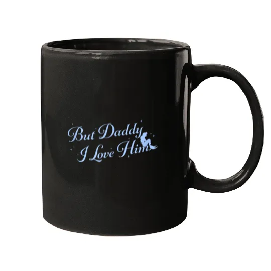 Disneyss The Little Mermaid But Daddy I Love Him Big Text Logo Mugs