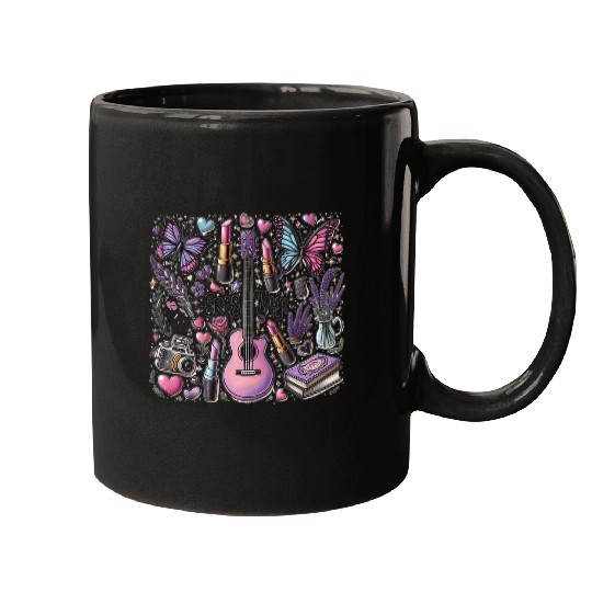 Eras Tour-Inspired Lavender Item Collection Mugs