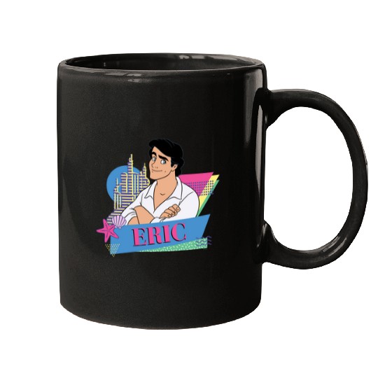 Disneyss The Little Mermaid Retro Couples Matching Prince Eric Mugs