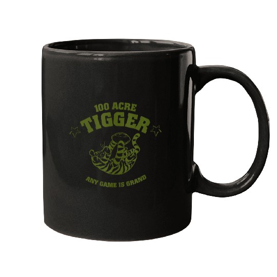 Disneyss Winnie The Pooh 100 Acre Tiger Any Game Is Grand Logo Mugs