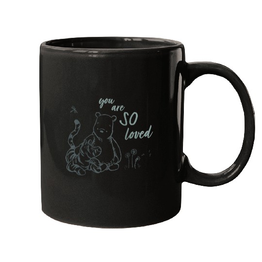 Disneyss Winnie The Pooh You Are So Loved Pooh Tigger Logo Mugs