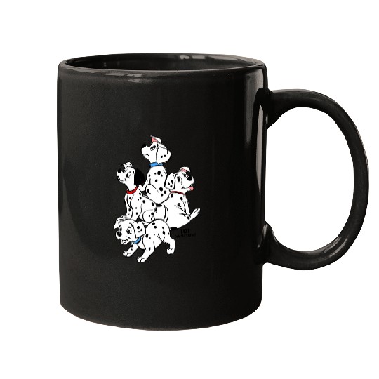 Disney 101 Dalmatians Group Shot Puppies Mugs