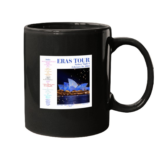 Eras Tour Setlist - Sydney Night 4 Mugs