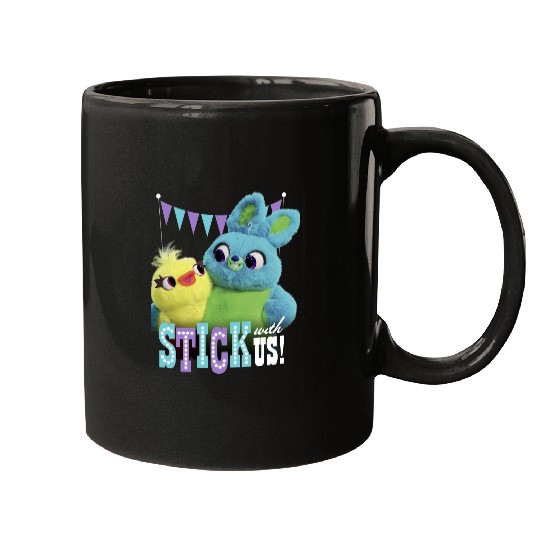 Disney Pixar-Pixar Toy Story 4 Ducky Bunny Stick With Us Bunny Mugs