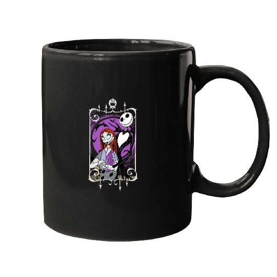 Disney Nightmare Before Christmas Jack and Sally Mugs