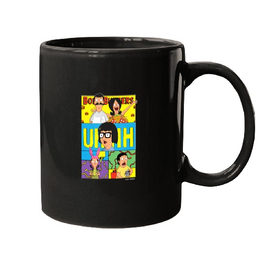 The BobS Burgers Movie Bob Linda Tina Louise Gene Uhhh [logo] Mugs