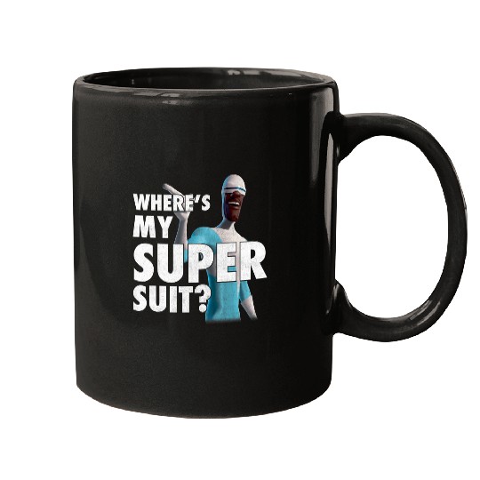 Disney Pixar The Incredibles Vintage Frozone Super Suit Logo Mugs