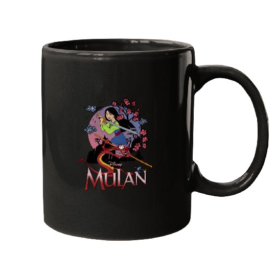 Disney Mulan And Mushu Collage Portrait Logo Mugs