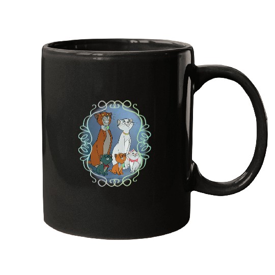 Womens Disneys Aristocats Scroll VNeck Mugs