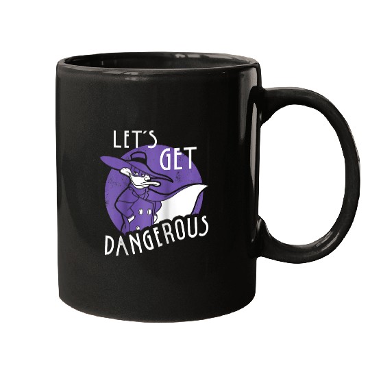 Disney Darkwing Duck Let's Get Dangerous Raglan Baseball Tee Mugs