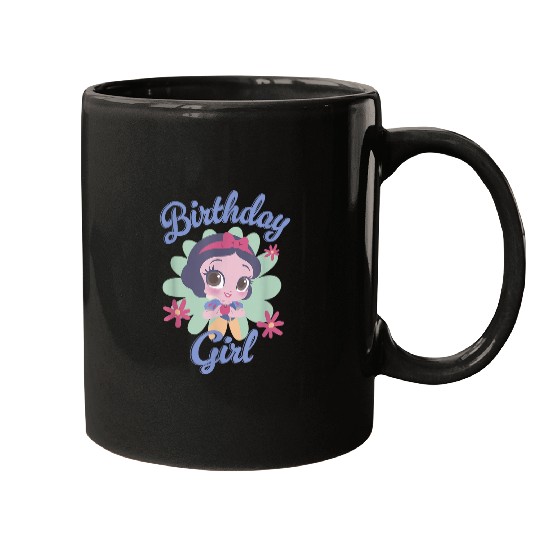 Disneyss Snow White Birthday Girl Chibi Portrait Mugs