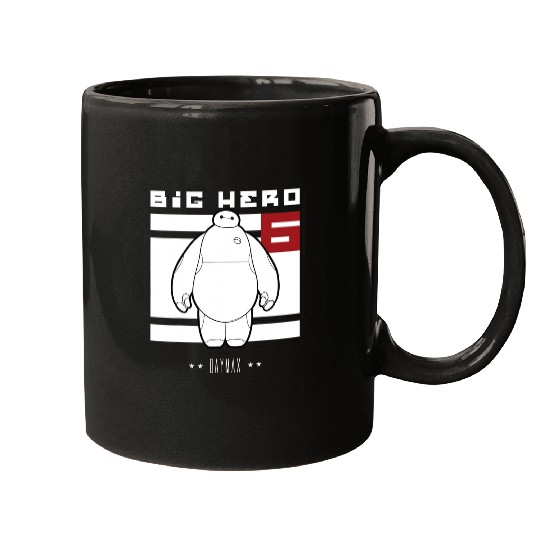 Disney Big Hero 6 Baymax All White Flag Poster Mugs