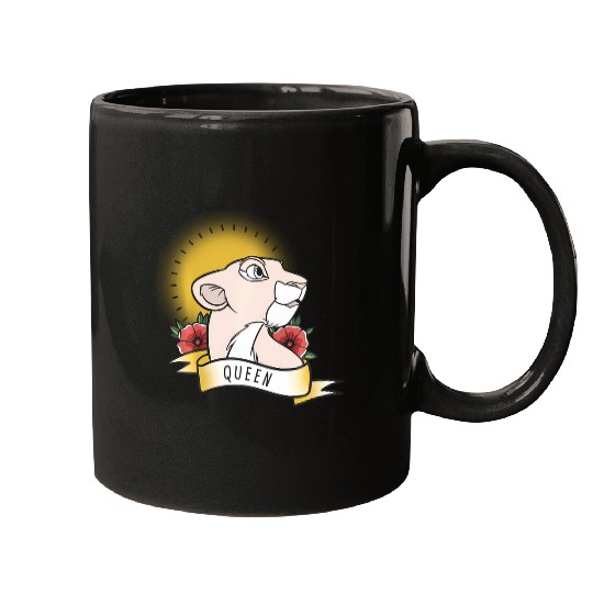 Disney Lion King Nala Queen Tattoo Yellow Mugs