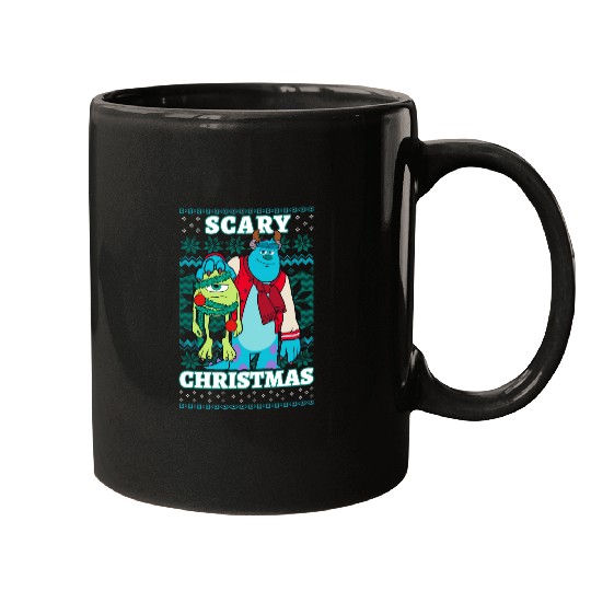 Disney Pixar-Pixar Monsters Inc. Christmas Scary Ugly Sweater Merry Christmas Mugs